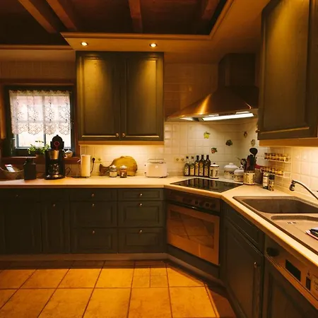 Malerisches Holzhaus 