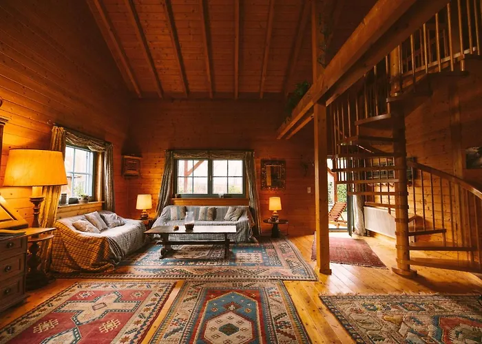 Malerisches Holzhaus 