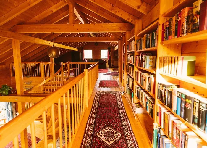 Malerisches Holzhaus 